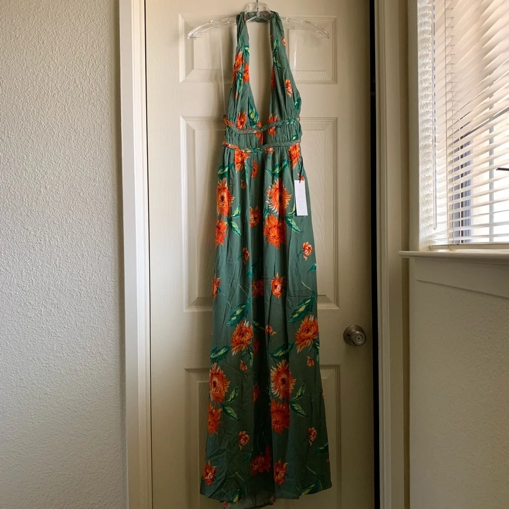 ILLA ILLA Tropical Halter Maxi Dress - Picture 4 of 5